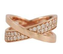 Tiffany & Co. 0.60ctw Diamond Atlas X Ring in 18K