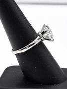 Dazzling 3 Ct VVs1 Bright White Fire Moissanite Ring