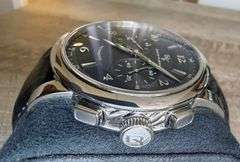 Stunning David Yurman Classic 46mm Automatic Gray Dial Chronograph watch
