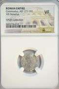Nice Roman Silver Denarius of Emperor Commodus, 177-192 AD. NGC VF