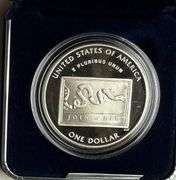 Two 2006 Franklin Scientist Comm Proof Silver Dollars.