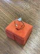 BRAND NEW Ladies 14K Yellow Gold Pear Cut Diamond Solitaire Engagement