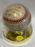 Very collectable 1970 Umpires A.L signed baseball