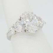 4.68CTW Certified Oval Diamond Ring
