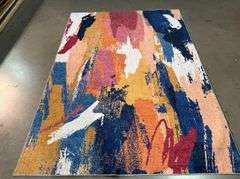 Artistic Colorful Modern Design Area Rug 6x8