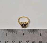 Amazing 10K Yellow Gold Smokey Quartz Gemstone Ring