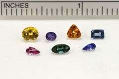 Naturally Colorful Sapphires - Lot of 7