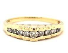 Cute Little 14K YG Diamond Pyramid Ring
