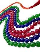 Beautiful Natural Ruby Emerald Blue Sapphire Necklace