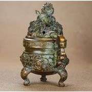 Oriental Dragon Copper Incense Burner
