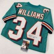 Ricky Williams Autographed Football Jersey with Authentication
