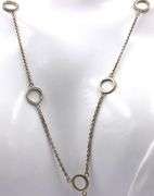 Tiffany & Co Lariat Circle station necklace