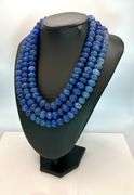 Beautiful Huge 1944 Cttw Natural Mined From The Earth Blue Sapphire Necklace