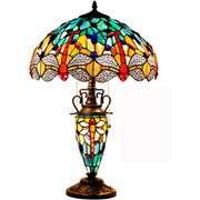 Dragonfly Stained Glass Table Lamp