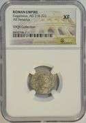 Real Nice Elagabalus Roman Silver Denarius, 218-222 AD. NGC XF