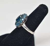 Sterling Silver Topaz Gemstone Ring