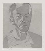 Rare Alex Katz Portrait Signed Aquatint From Give Me Tomorrow Suite Edition of 40, 1984