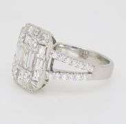 EFFY Diamond Mosaic Ring in 18k White Gold