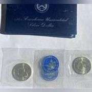 1971-4 Blue Pack Unc Silver Dollars