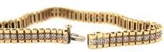Sparkling 14K YG Diamond Bracelet