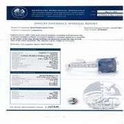 18K WHITE GOLD BLUE SAPPHIRE AND DIAMOND RING 1.99 C.T.W.