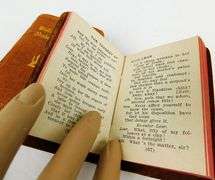 3 Miniature Knickerbocker Leather Shakespeare Books