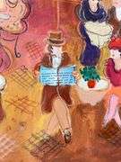 Exclusive Zule Moskowitz Original Work of Art Framed