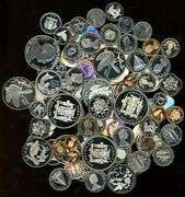 Large Lot of 117 1970s Proof Coins of the Caribbean