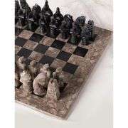 Handmade Marble Chess Set with Storage Box