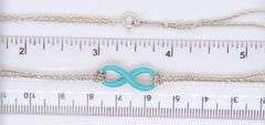 Tiffany & Co Infinity Blue Enamel Necklace
