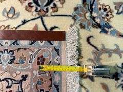 Fine Authentic Persian Silk&Wool Nain 10x13
