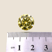 Huge 8 Ct Sparkling Yellow Fire Moissanite Emerald Cut Solitaire