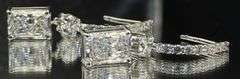 14K White Gold Lab-Grown Diamond Drop Earrings (5.00 CTW)