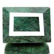 Huge Mined From The Earth Certified 1430 Ct Natural Green Emerald Solitaire