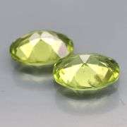 Gorgeous! 3.66ct glittering pair of 9x7mm matched Peridot!