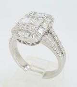 EFFY Diamond Mosaic Ring in 18k White Gold