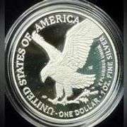 2023 W Proof Silver Eagle with Box & Paper