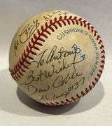 Very collectable 1970 Umpires A.L signed baseball