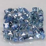 Eye catching 2.96ct washed denim blue Sapphire set