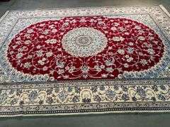 Fine Genuine Silk&Wool Persian Nain 8x12