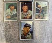 Collectible 1953 Bowman 10 Color Card Collection of Commons