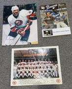 Collection of 3 memorabilias, Magazin, Signed Photo, and vintage picture
