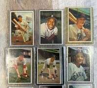 Collectible 1953 Bowman 10 Color Card Collection of Commons