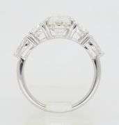 4.68CTW Certified Oval Diamond Ring
