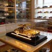 Gold Mercedes-Benz Gullwing Diecast Model
