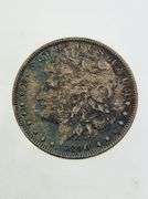 1890-O Morgan Silver Dollar, Toned