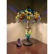 Dragonfly Stained Glass Table Lamp