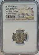 NGC Choice VF Emperor Geta Roman Silver Denarius, as Caesar, 209-211 AD