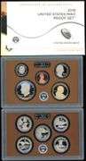 2 US Proof Sets in Box w/COA: 2009 & 2018