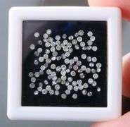 Heavy! .81ct set of REAL round brilliant Diamonds!